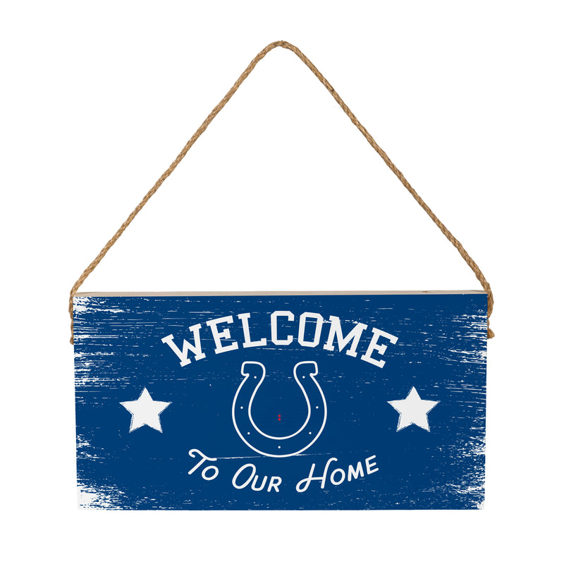 Indianapolis Colts Wood Wall Sign, 6x11