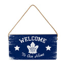 Toronto Maple Leafs Wood Wall Sign, 6x11