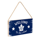 Toronto Maple Leafs Wood Wall Sign, 6x11