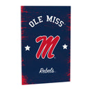 University of Mississippi Wood Wall Sign, 16x24