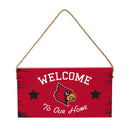 University of Louisville Wood Wall Sign, 6x11