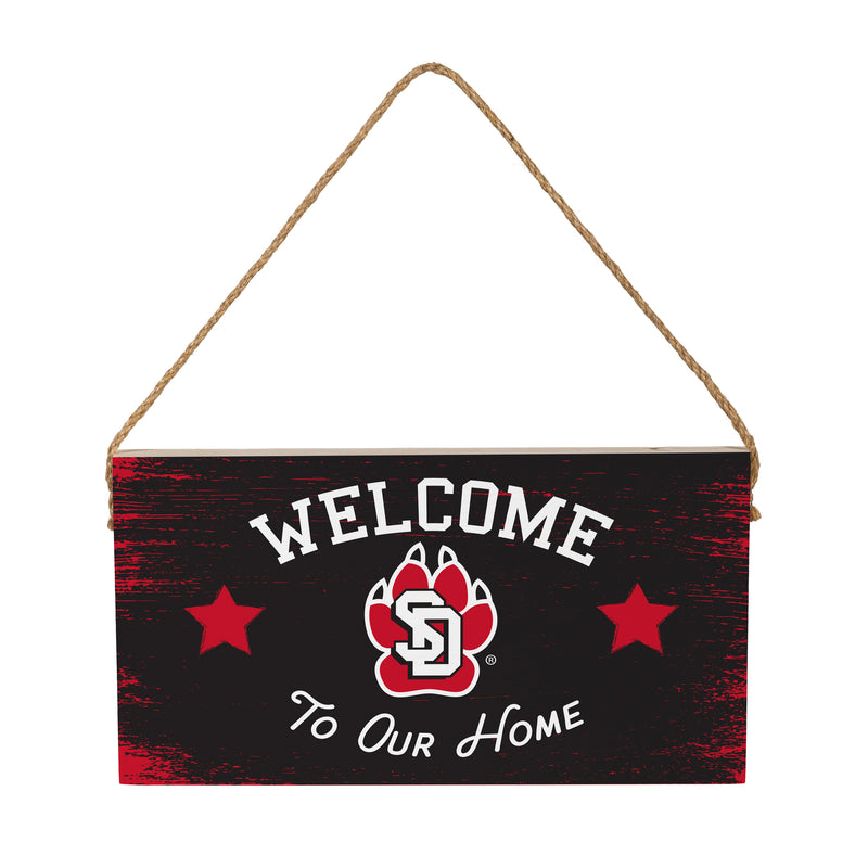 University of South Dakota Wood Wall Sign, 6x11
