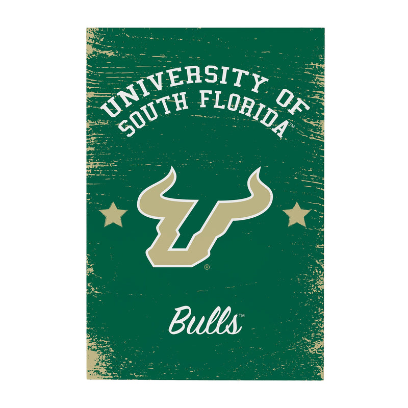 University of South Florida Wood Wall Sign, 16x24