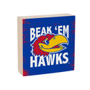 University of Kansas Plock, Down Home Fans, 6x6
