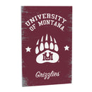 University of Montana Wood Wall Sign, 16x24