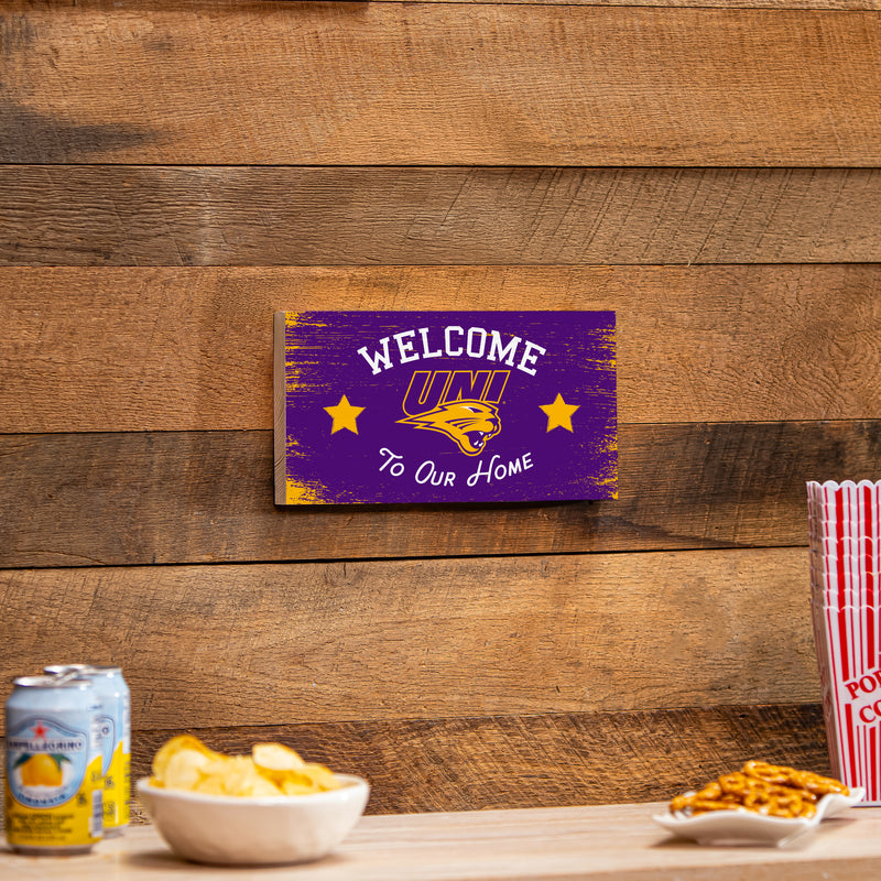 University of Northern Iowa Wood Wall Sign, 6x11