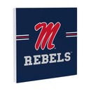 University of Mississippi Wood Wall Sign, 12x12