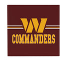 Washington Commanders Wood Wall Sign, 12x12
