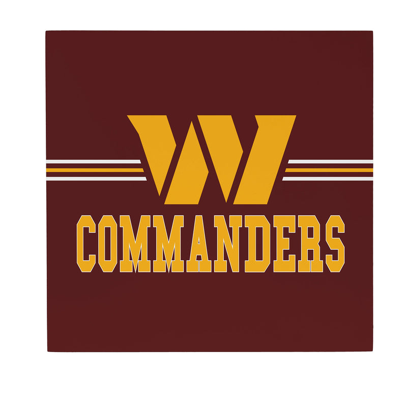 Washington Commanders Wood Wall Sign, 12x12