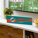 Miami Dolphins Mantle Sign, Down Home Fans, 5x18