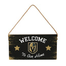 Vegas Golden Knights Wood Wall Sign, 6x11