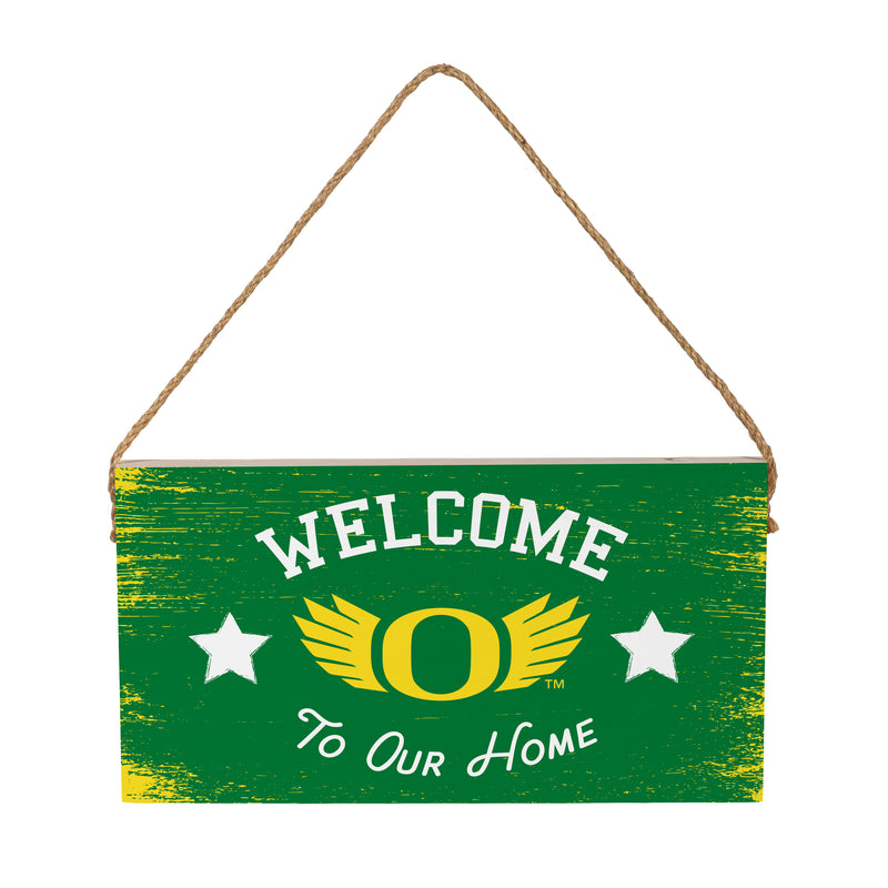 University of Oregon Wood Wall Sign, 6x11