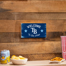 Tampa Bay Rays Wood Wall Sign, 6x11