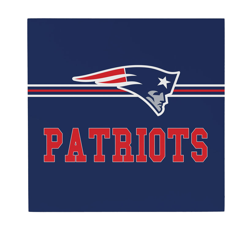 New England Patriots Wood Wall Sign, 12x12