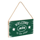 New York Jets Wood Wall Sign, 6x11
