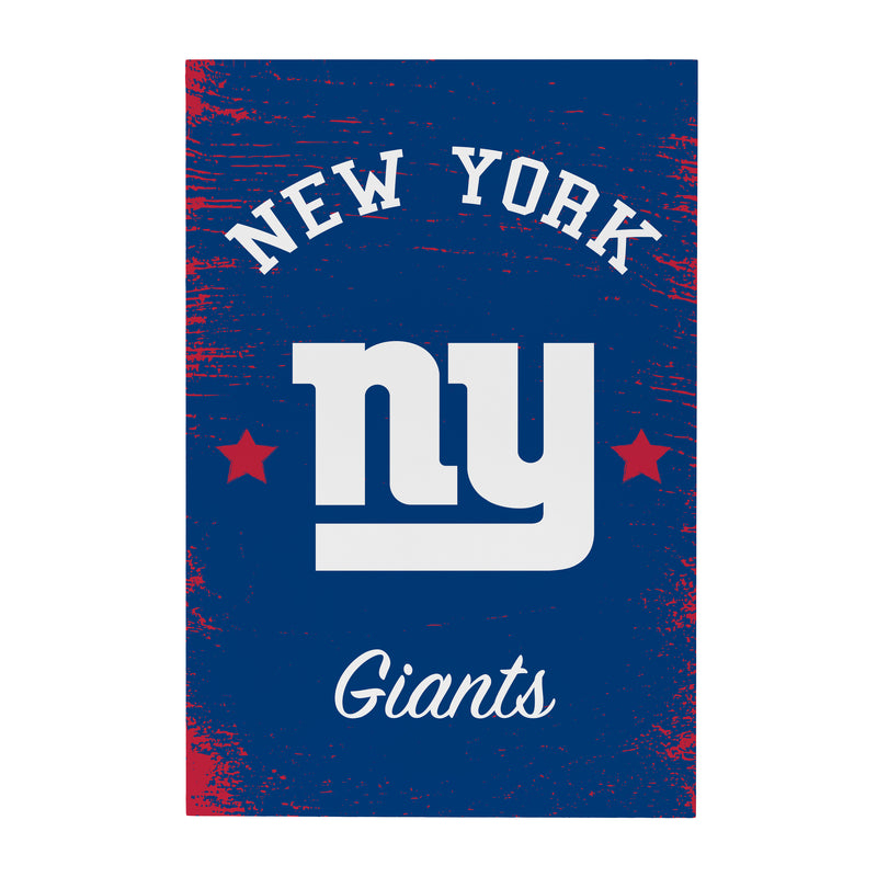 New York Giants Wood Wall Sign, 16x24