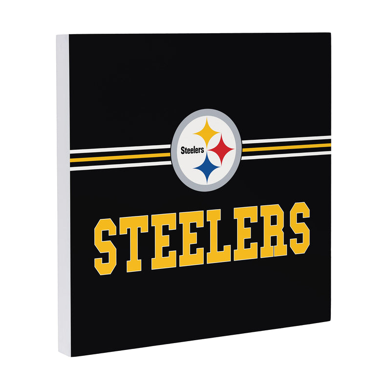 Pittsburgh Steelers Wood Wall Sign, 12x12