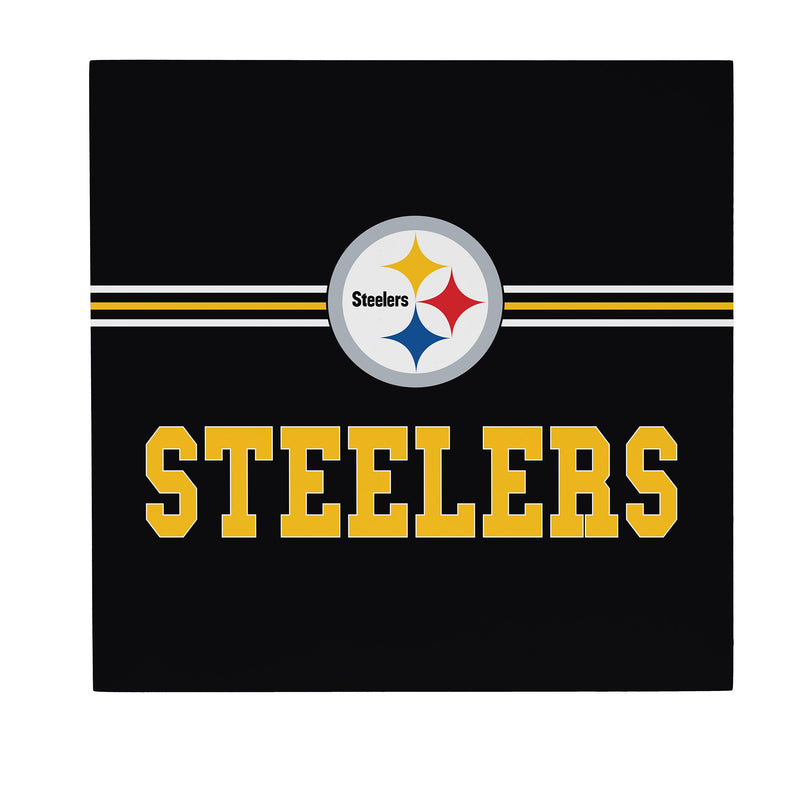 Pittsburgh Steelers Wood Wall Sign, 12x12