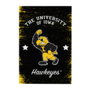 University of Iowa Wood Wall Sign, 16x24