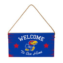 University of Kansas Wood Wall Sign, 6x11