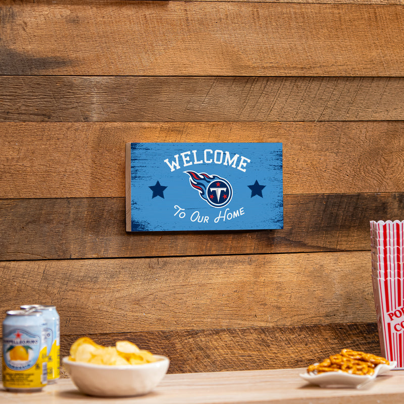Tennessee Titans Wood Wall Sign, 6x11