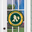 Athletics Round Door Decor with Hanging Rope, 18x18
