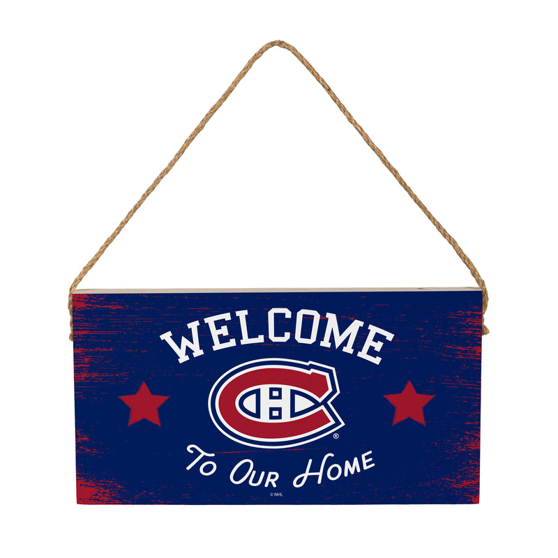 Montreal Canadiens Wood Wall Sign, 6x11