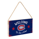 Montreal Canadiens Wood Wall Sign, 6x11