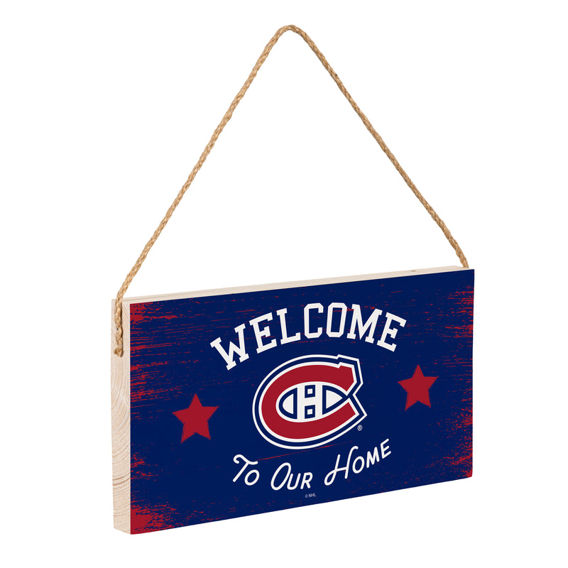 Montreal Canadiens Wood Wall Sign, 6x11