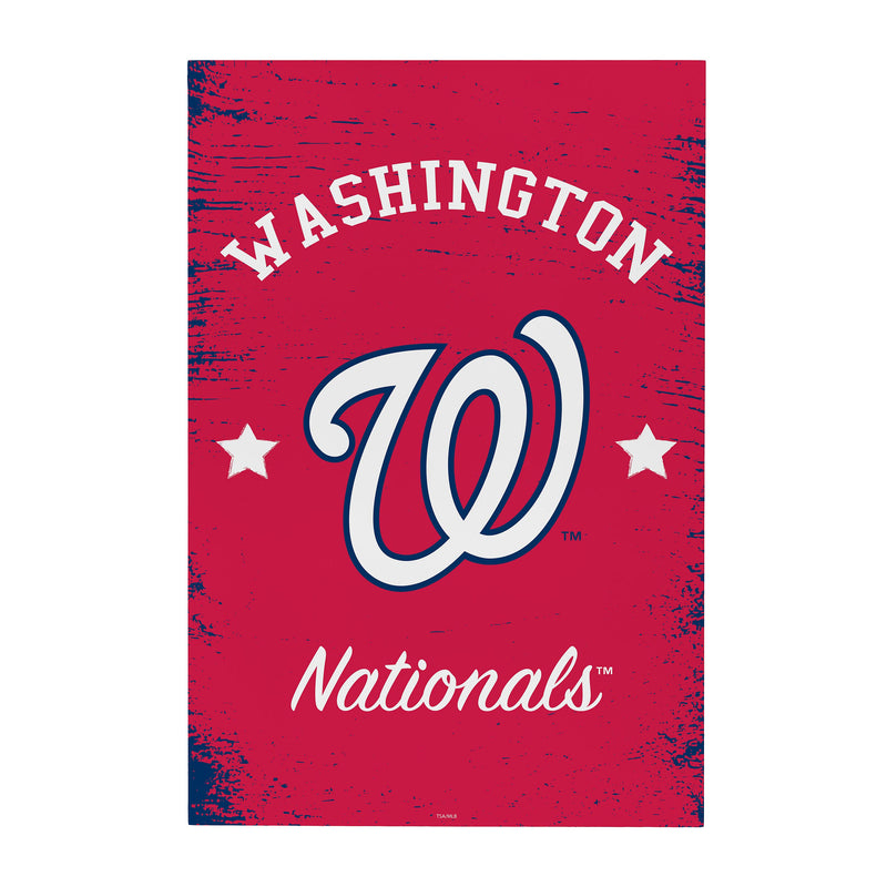 Washington Nationals Wood Wall Sign, 16x24