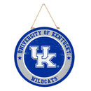 University of Kentucky Round Door Decor with Hanging Rope, 18x18