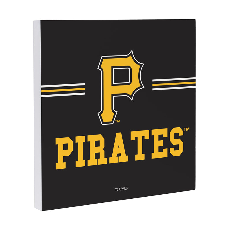 Pittsburgh Pirates Wood Wall Sign, 12x12