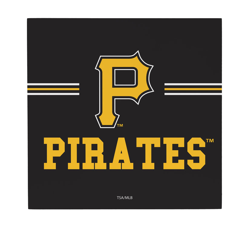 Pittsburgh Pirates Wood Wall Sign, 12x12