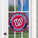 Washington Nationals Round Door Decor with Hanging Rope, 18x18