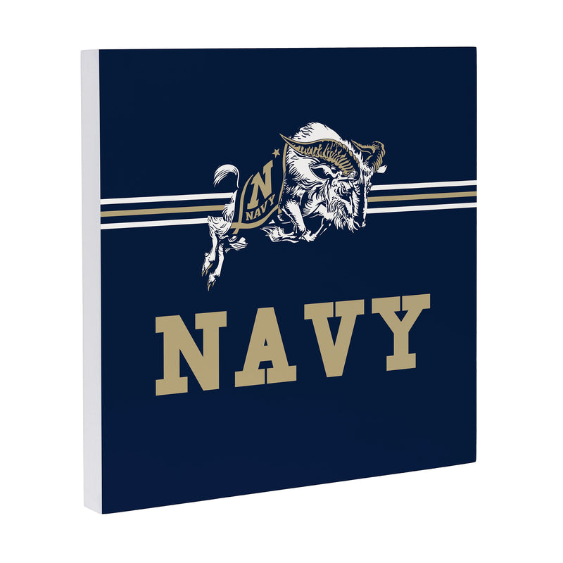 US Naval Academy Wood Wall Sign, 12x12