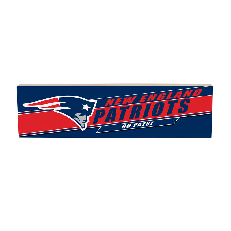 New England Patriots Mantle Sign, Down Home Fans, 5x18