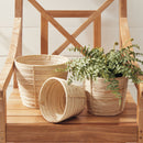 NAPA Home & Garden, CANE RATTAN MINI ROUND BASKETS, SET OF 3,DB202