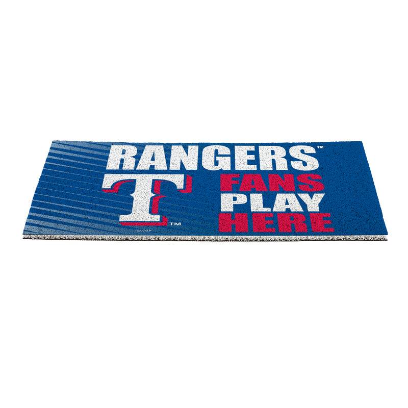 Texas Rangers Fan PVC Mat, 28"x16"