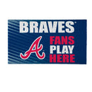 Atlanta Braves Fan PVC Mat, 28"x16"