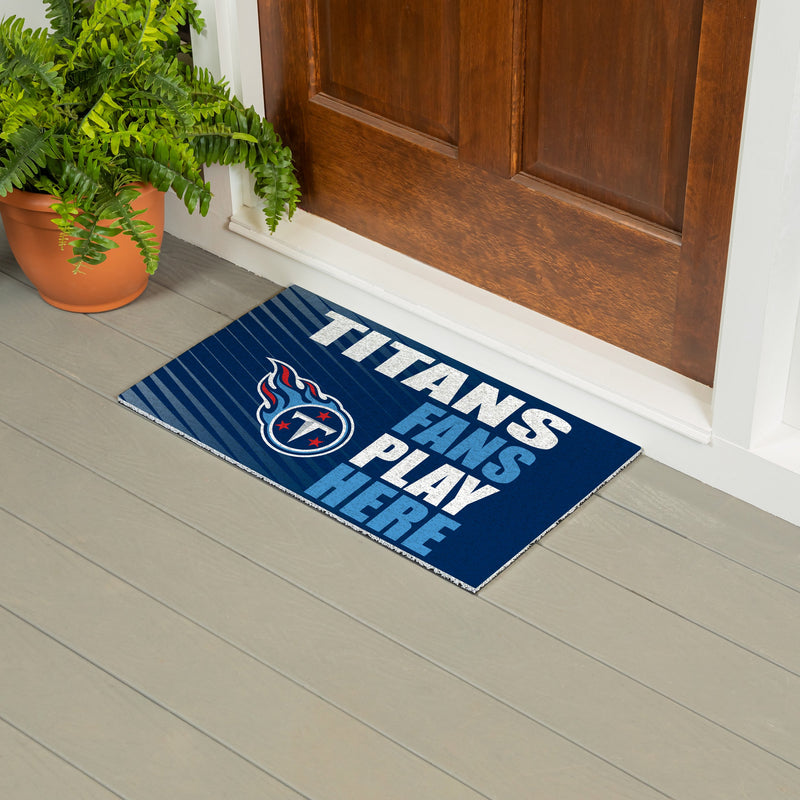 Tennessee Titans Fan PVC Mat, 28"x16"