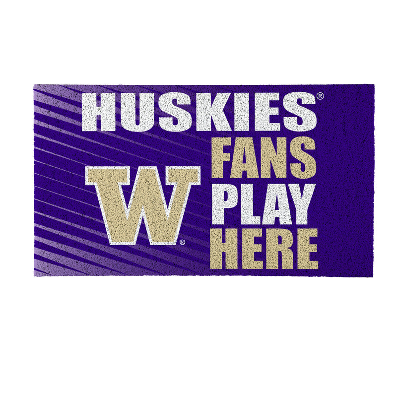 University of Washington Fan PVC Mat, 28"x16"