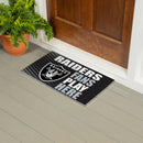 LAS VEGAS RAIDERS Fan PVC Mat, 28"x16"