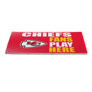 Kansas City Chiefs Fan PVC Mat, 28"x16"