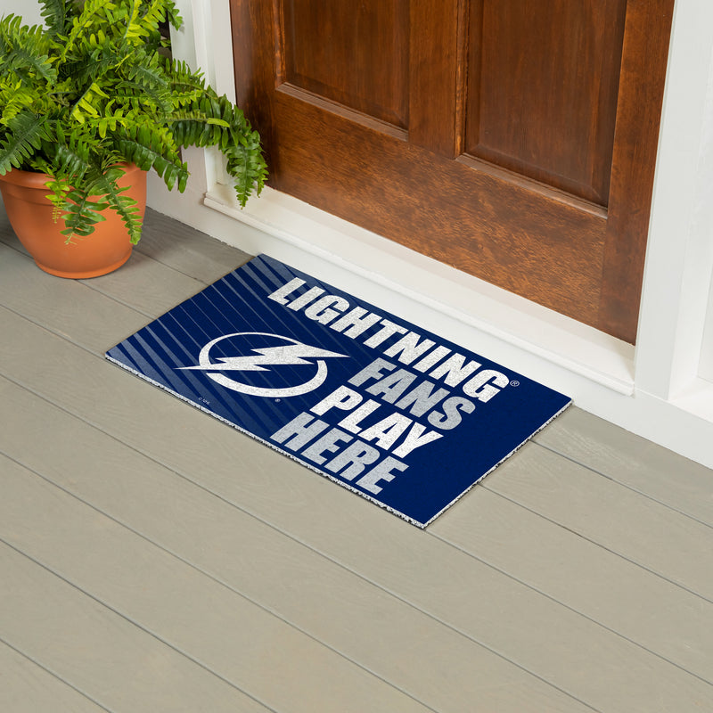 Tampa Bay Lightning Fan PVC Mat, 28"x16"