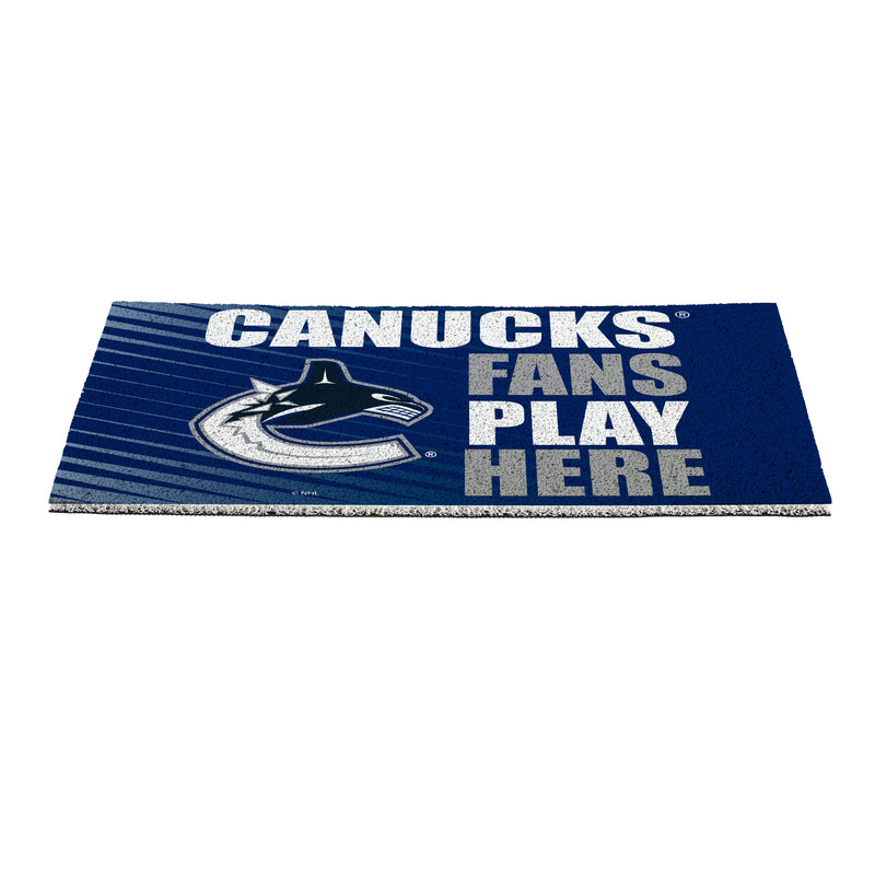 Vancouver Canucks Fan PVC Mat, 28"x16"
