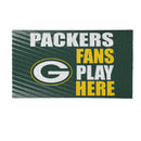 Green Bay Packers Fan PVC Mat, 28"x16"