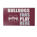 Mississippi State University Fan PVC Mat, 28"x16"