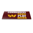 Washington Commanders Fan PVC Mat, 28"x16"