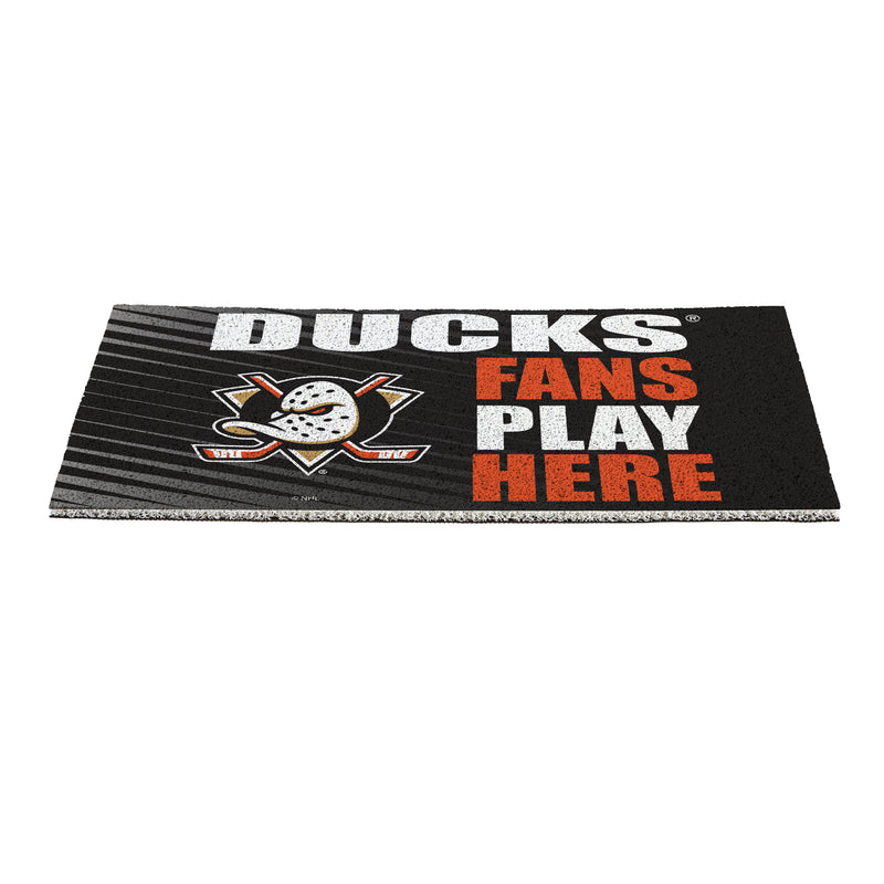 Anaheim Ducks Fan PVC Mat, 28"x16"