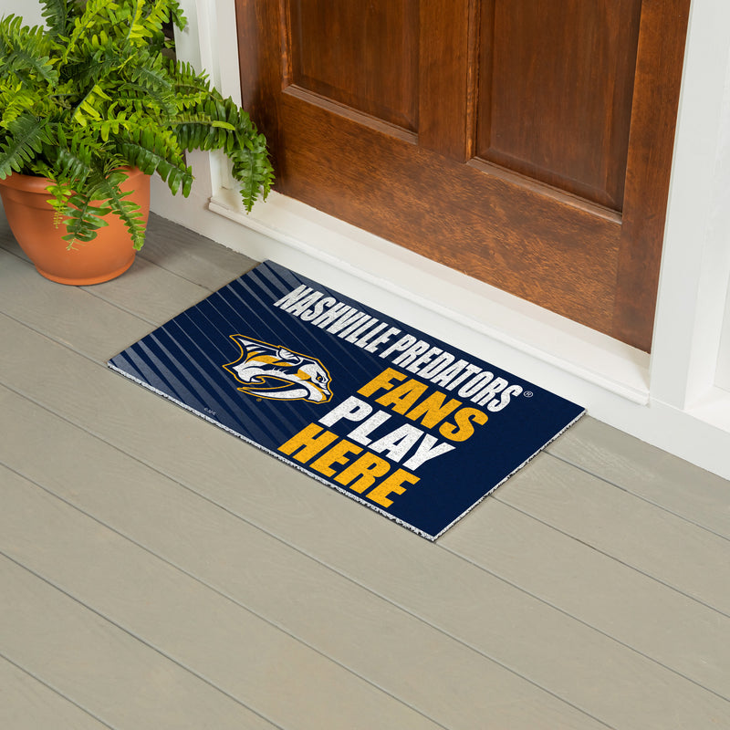 Nashville Predators Fan PVC Mat, 28"x16"